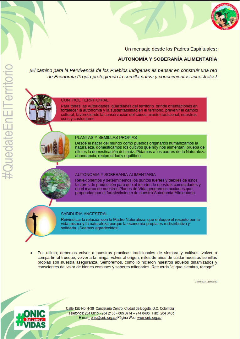 AUTONOMÍA Y SOBERANÍA ALIMENTARIA