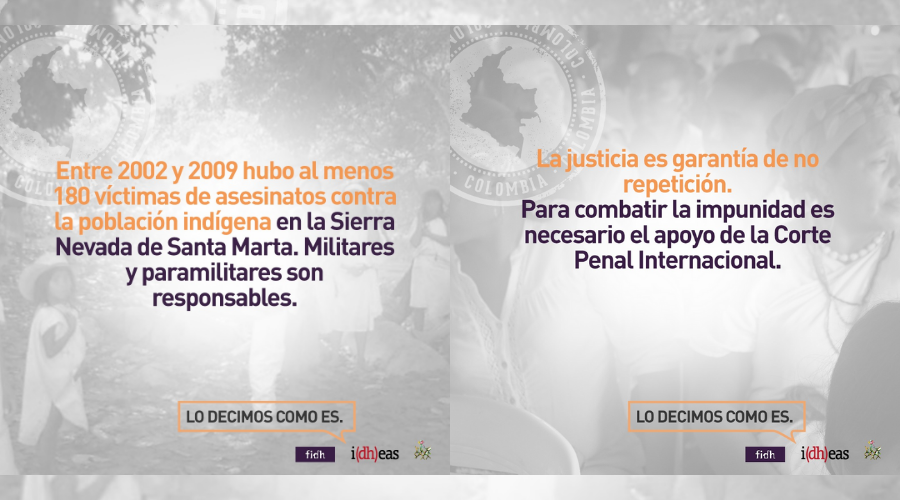 ONIC - FIDH y Cajar llaman a la CPI a actuar ante la impunidad de los más  altos responsables de crímenes de lesa humanidad cometidos en Colombia,  incluyendo crímenes contra pueblos indigenas